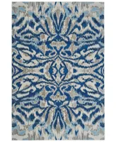 Feizy Milton R3467 Blue 6'7" x 9'6" Area Rug