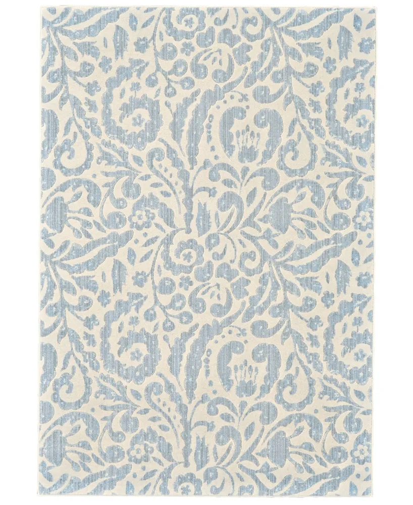 Feizy Milton R3473 Mist 6'7" x 9'6" Area Rug