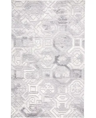 Feizy Asher R8772 Gray 5' x 8' Area Rug