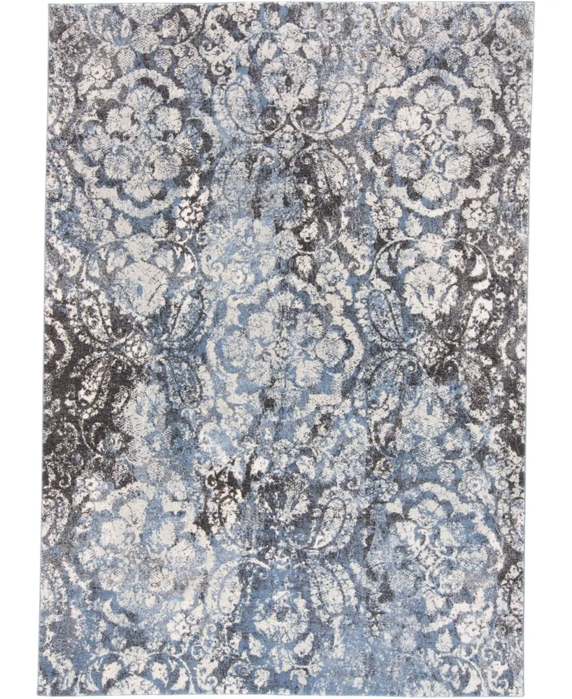 Feizy Ainsley R3897 Charcoal 6'7" x 9'6" Area Rug