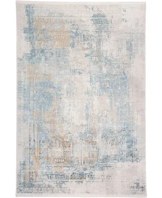 Feizy Cadiz R3890 Blue 3'1" x 5' Area Rug