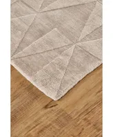 Feizy Gramercy R6335 Mocha 5'6" x 8'6" Area Rug