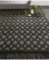 Feizy Phoenix R0808 Black 5' x 7'6" Area Rug