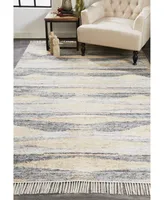 Feizy Beckett R0815 Gray 3'6" x 5'6" Area Rug