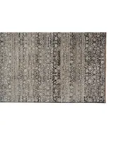 Feizy Caprio R3961 Brown 3'9" x 5'9" Area Rug