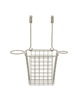 Spectrum Grid Over The Cabinet Hair Dryer Holder Accessory Basket