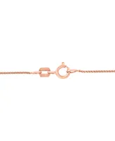Lali Jewels Aquamarine (3-1/2 ct. t.w.) & Diamond (1/8 ct. t.w.) 18" Pendant Necklace in 14k Rose Gold
