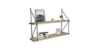 Sorbus 2 Tier Floating Shelves