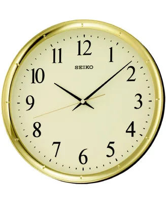 Seiko Gold-Tone Wall Clock