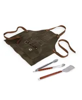 Legacy by Picnic Time Bbq Apron with Tools & Bottle Opener