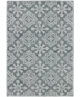 Amer Rugs Boston Bos-36 Charcoal 5' x 7'6" Area Rug