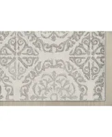 Amer Rugs Boston Bos-22 White 8' x 11' Area Rug