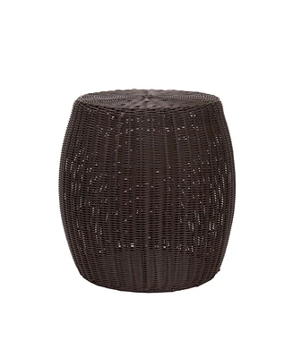 Household Essential Resin Wicker Side Table