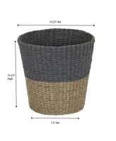 Cattail and Paper Waste Basket