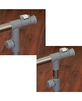 Household Essential Folding Garment Rack with Wheels