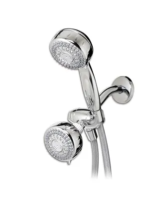 Waterpik Trs-523E/553E Combo Fixed Mount, Hand Held Metal Face 5 Mode Shower Head