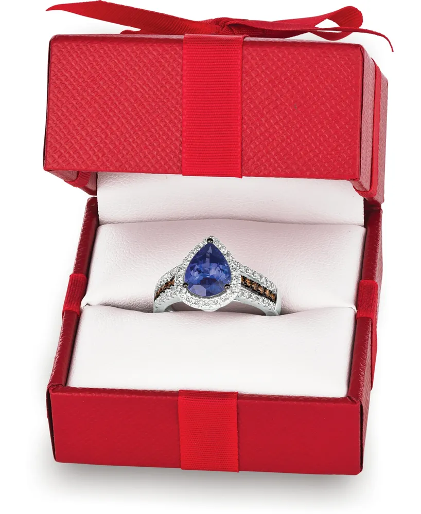 Le Vian Blueberry Tanzanite (2 ct. t.w.) & Diamond (5/8 Ring 14K White Gold (Also available Rose and Gold)