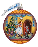 G.DeBrekht Story of Clara and The Nutcracker Limited Edition Hand Painted Glass Ornament