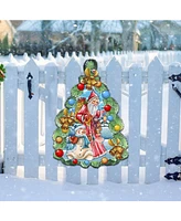 Designocracy Christmas Arrival Wooden Decor