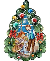 Designocracy Nutcracker Christmas Tree Door Hanger