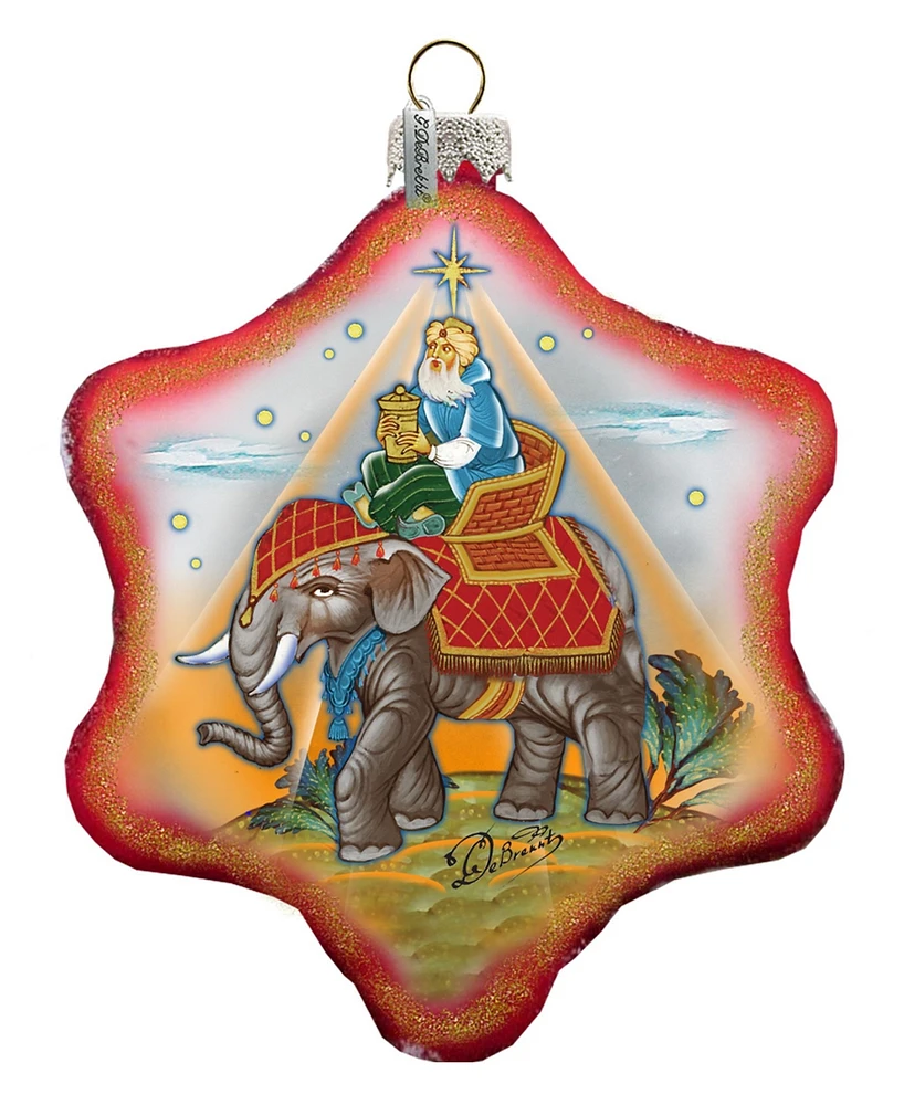 G.DeBrekht Miracle Nativity Snowflake Ornament