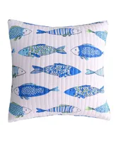 Levtex Catalina Fish 2-Pc. Sham Set, European