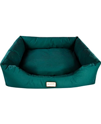 Armarkat Bolstered Dog Bed, Anti-Slip Pet Bed, Laurel Green, X-Large