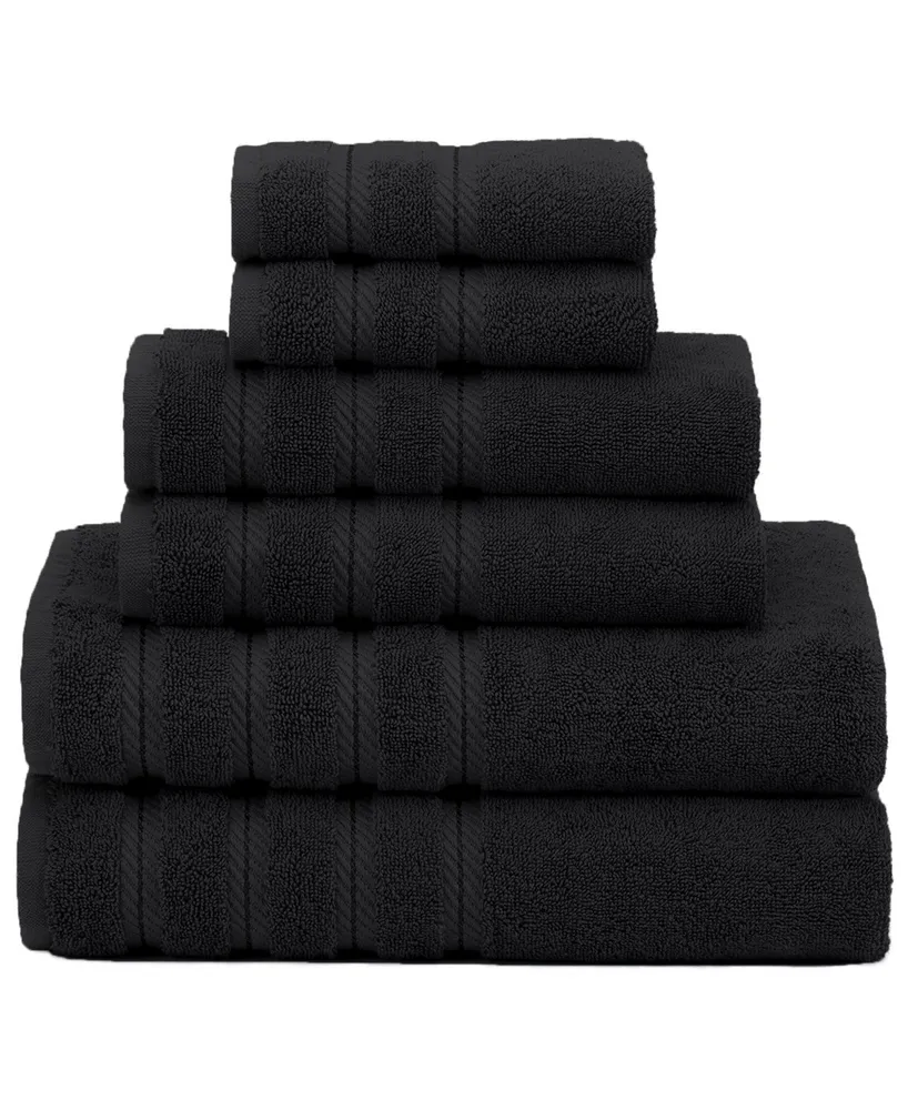 American Soft Linen 100% Turkish Cotton 6 Piece Towel Set
