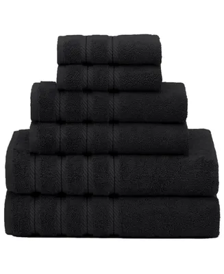 American Soft Linen 100% Turkish Cotton 6 Piece Towel Set