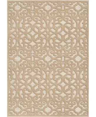 Closeout! Edgewater Living Bourne Seaborn Driftwood 9' x 13' Outdoor Area Rug
