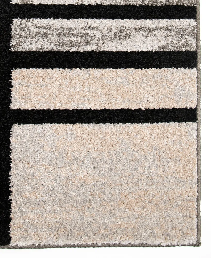 Closeout! Edgewater Living Chatel Armada Charcoal 5'3" x 7'6" Area Rug