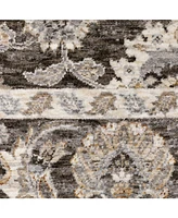 Oriental Weavers Maharaja 70E Gray and Ivory 3'3" x 5' Area Rug
