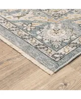 Jhb Designs Kumar Kum03 and Ivory 5'3" x 7'6" Area Rug