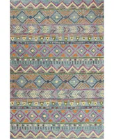 Bb Rugs Taron Val-07 Teal 7'6" x 9'6" Area Rug