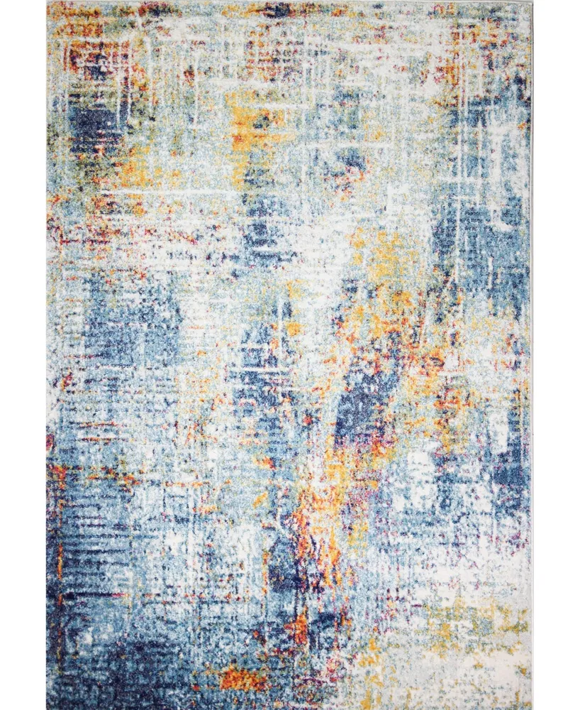 Bb Rugs Medley Dev-01 Multi 7'6" x 9'6" Area Rug