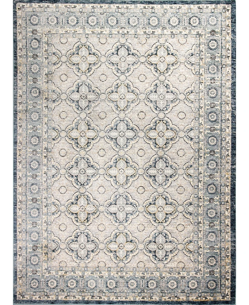 Closeout! Bashian Plymouth Ply-06 Gray 3'6" x 5'6" Area Rug