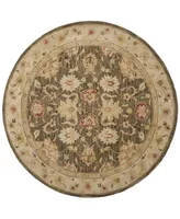 Safavieh Antiquity At853 Olive and Gray 6' x 6' Round Area Rug