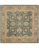 Safavieh Antiquity At849 Teal and Taupe 6' x 6' Square Area Rug