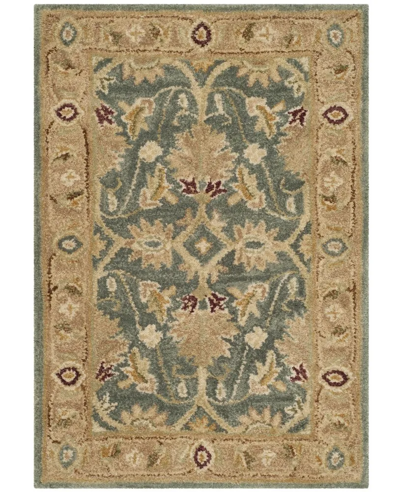 Safavieh Antiquity At849 Teal and Taupe 2' x 3' Area Rug