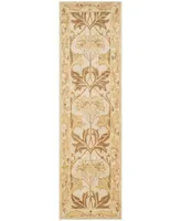 Safavieh Antiquity At841 Beige and Gold 2'3" x 8' Runner Area Rug