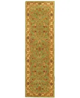 Safavieh Antiquity At311 Teal and Beige 2'3" x 8' Runner Area Rug