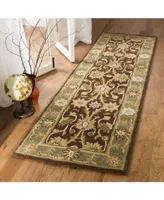 Safavieh Antiquity At249 Chocolate 2'3" x 10' Runner Area Rug