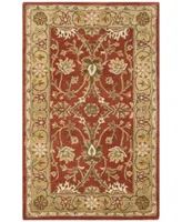 Safavieh Antiquity At249 Rust and Gold 3' x 5' Area Rug