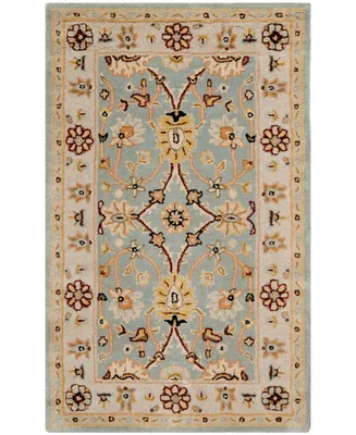 Safavieh Antiquity At249 Mist and Ivory 3' x 5' Area Rug