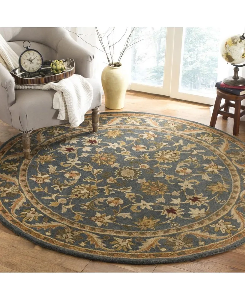 Safavieh Antiquity At52 Gold 3'6" x 3'6" Round Area Rug