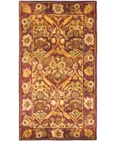 Safavieh Antiquity At51 Wine and Gold 2'3" x 4' Area Rug