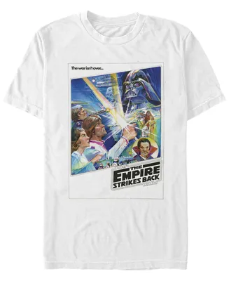 Fifth Sun Men's Star Wars Empire Strikes Back War Isn't Over Poster Short Sleeve T-Shirt