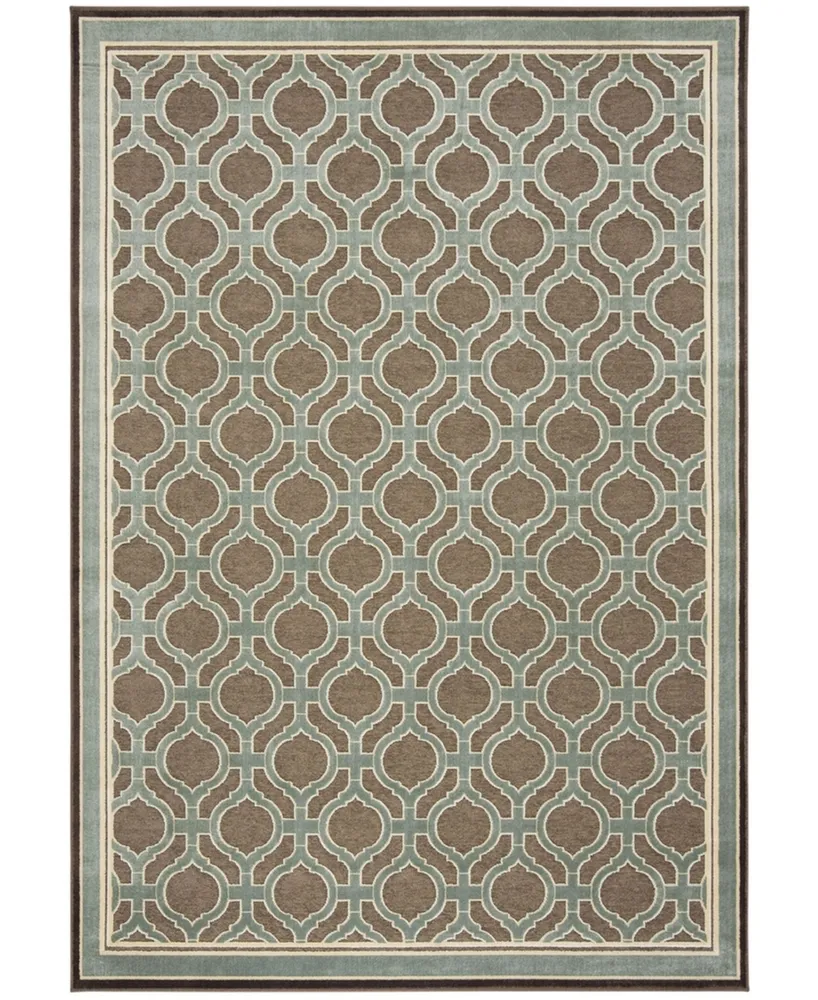 Martha Stewart Collection MSR4445 Brown 2'7" x 4' Area Rug