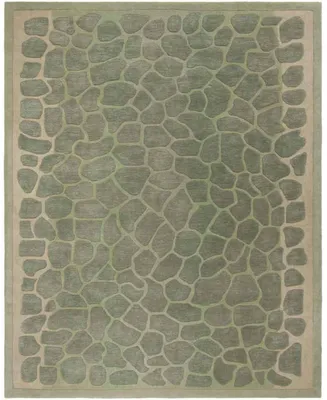 Martha Stewart Collection Arusha MSR3615A Green 9'6" x 13'6" Area Rug