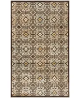 Martha Stewart Collection MSR74303 Brown 3'3" x 5'3" Area Rug